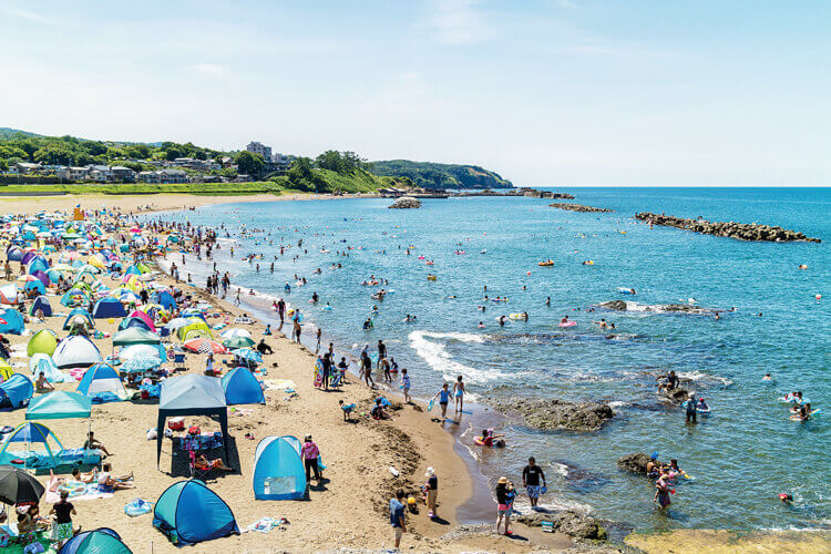 海水 浴場 温泉 瀬波