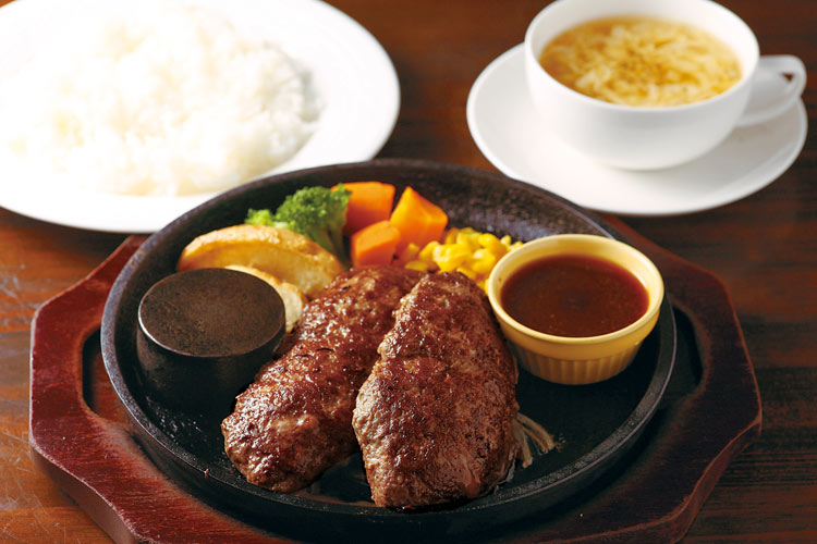 ハンバーグ カレー ばるむ食堂