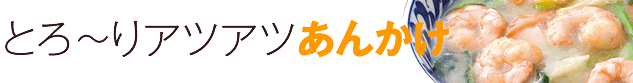 とろ〜りアツアツあんかけ!