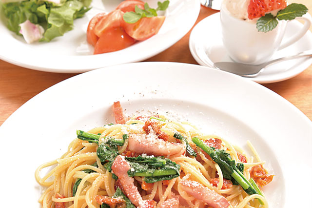 「La Trattoria Estorto」のパスタセット