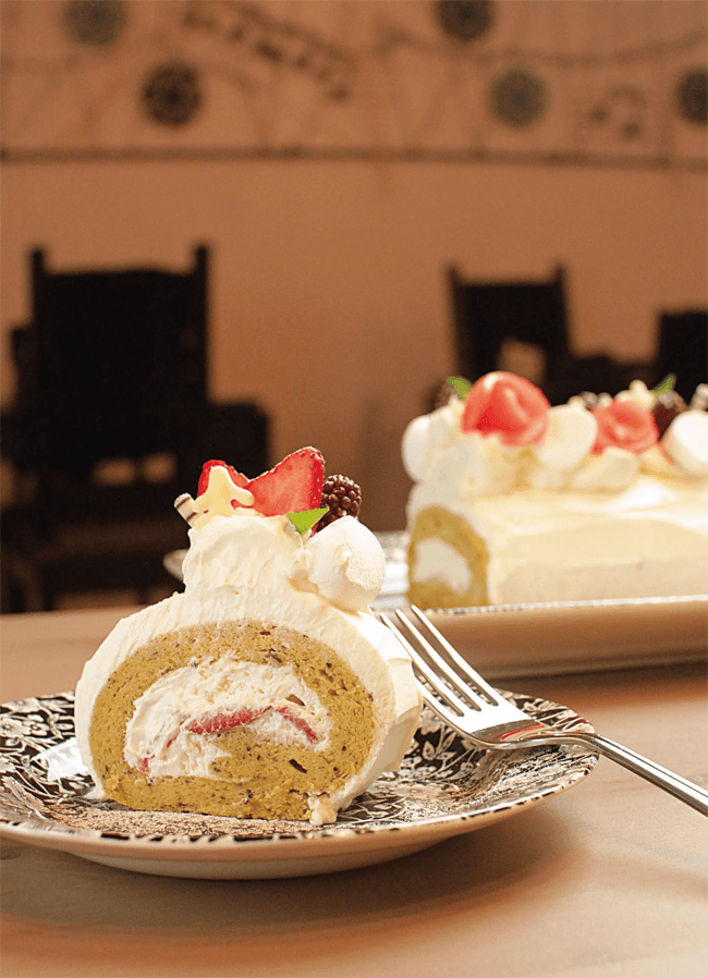 季節のロールケーキ 540円