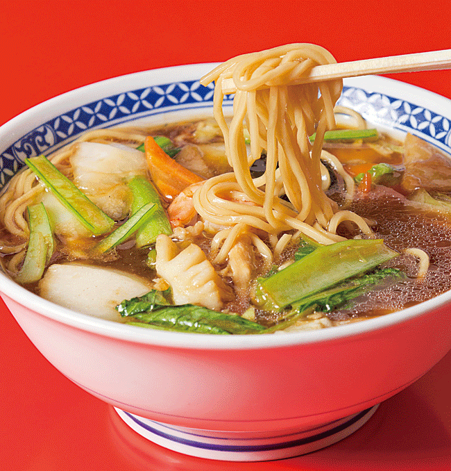 日本海のよこはま 月徳飯店の月徳え〜ラーメン