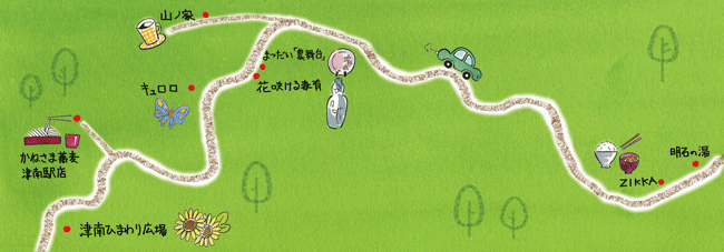 十日町・津南コース地図