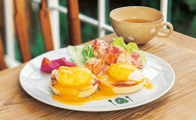 フェルの台所のエッグベネディクト850円