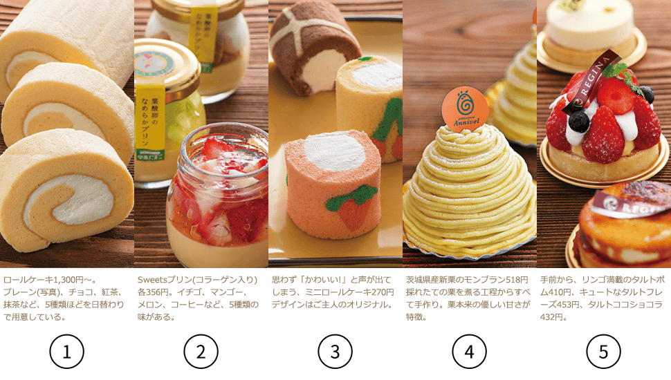 トレンドスイーツ各種