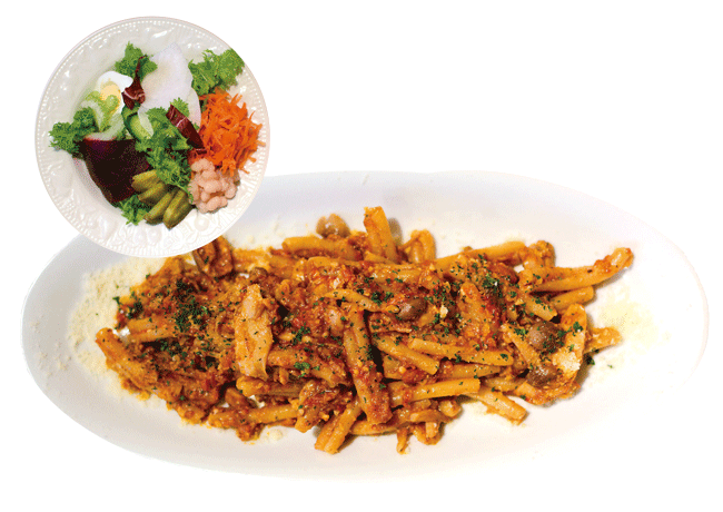 Chiacchierino�i�L�A�b�L�G���[�m�j�̃p�X�^�̓��e�͓��ւ��B�v���X600�~�ŃO���[�h�A�b�v���\�B�p���A�h�����N�t���B