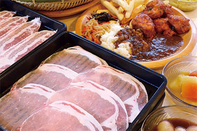 「しゃぶ葉 新潟青山店」の三元豚しゃぶ食べ放題(ランチ)