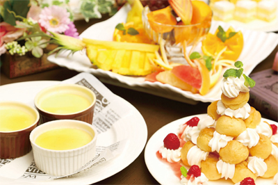 「Noches」のランチ(デザートバイキング付き)