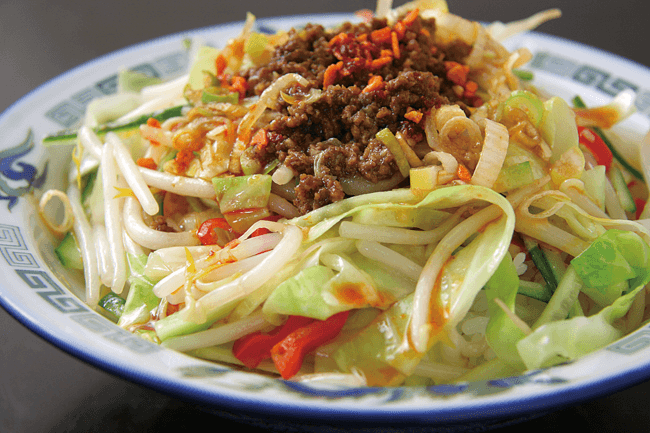 野菜坦々丼 700円(スープ付き)
