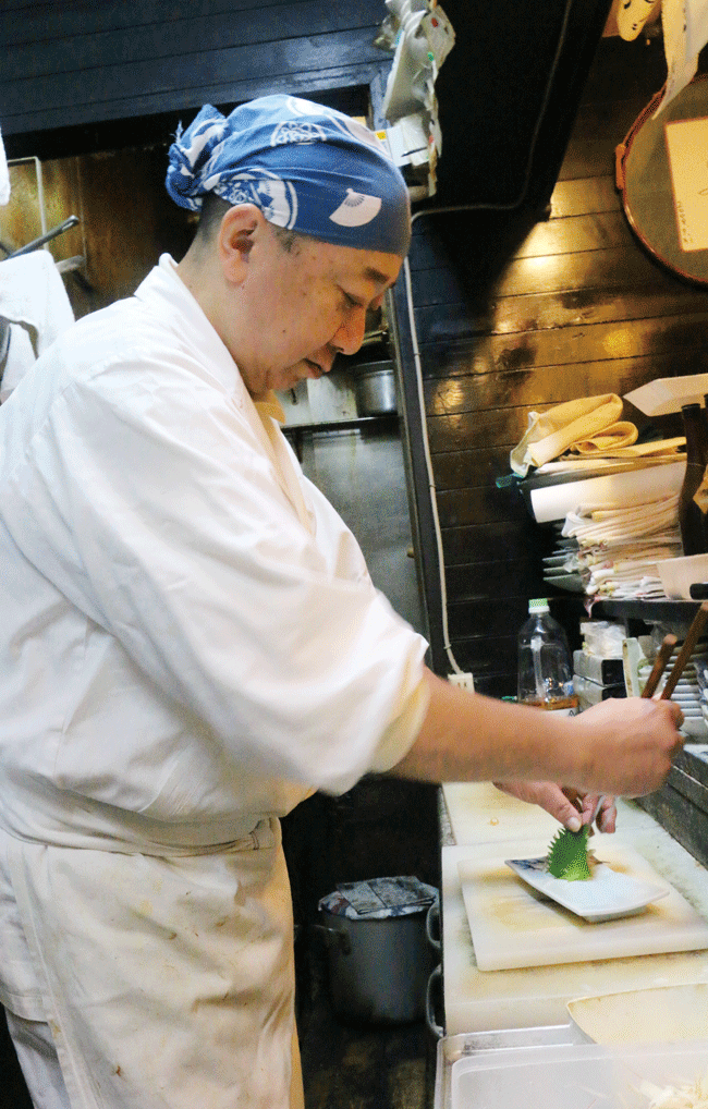 割烹 ふくゐろの3代目の小黒さん